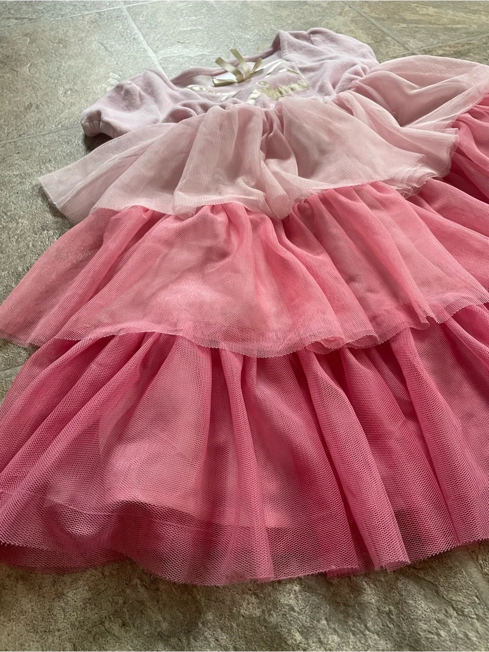 Gymboree Pink Layered Tulle Dress
